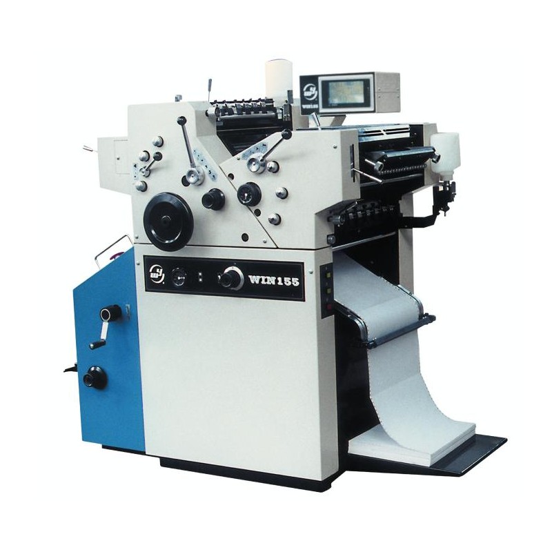 15,5 hüvelykes, kétszínű, folyamatos formátumú nyomdagép